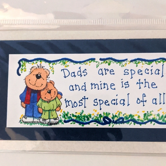 Cute Dads Are Special Novelty Sign with Bear Design - Picture 4 of 4